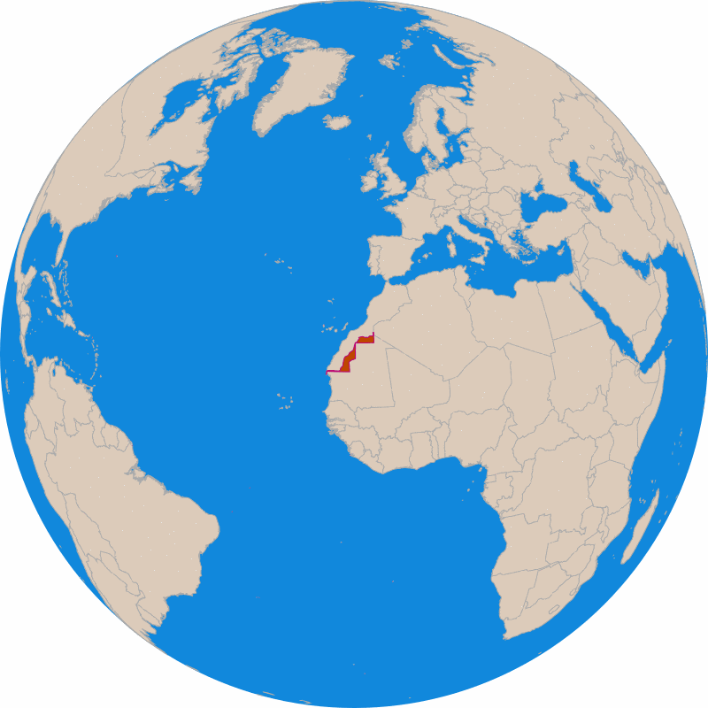 Western Sahara
Sahrawi Arab Democratic Republic